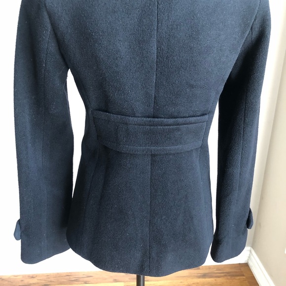 VINCE double breasted wool cashmere blend pea coat - Picture 8 of 12